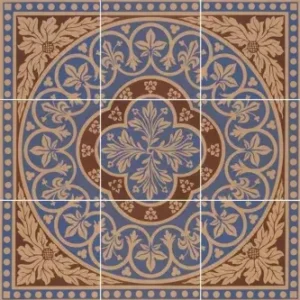 Vft Disraeli 9-tile Panel Blue 45X45 6261v IM-0009512