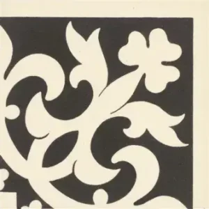 Vft Elgin Corner Black on White 3"X3" 6581v IM-0007217