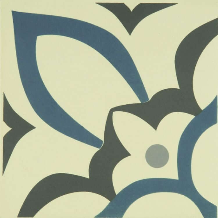Renaissance Dark Grey/Light Grey/Light Blue 151 x 151 x 9