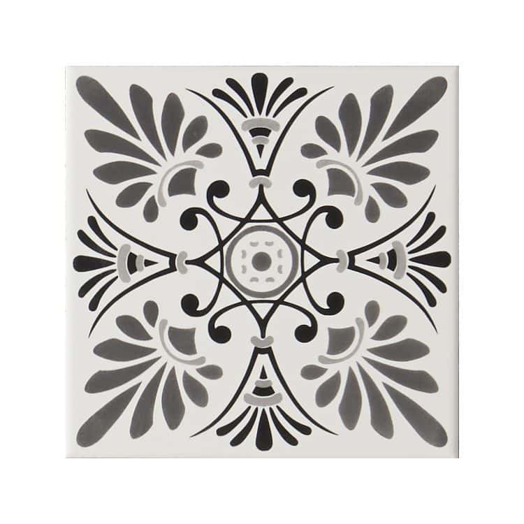 Orleans Grey On Brilliant White 152x152x7