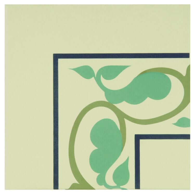 Moroccan External Corner Dark Blue/Dublin/Dark Jade 151 x 151 x 9