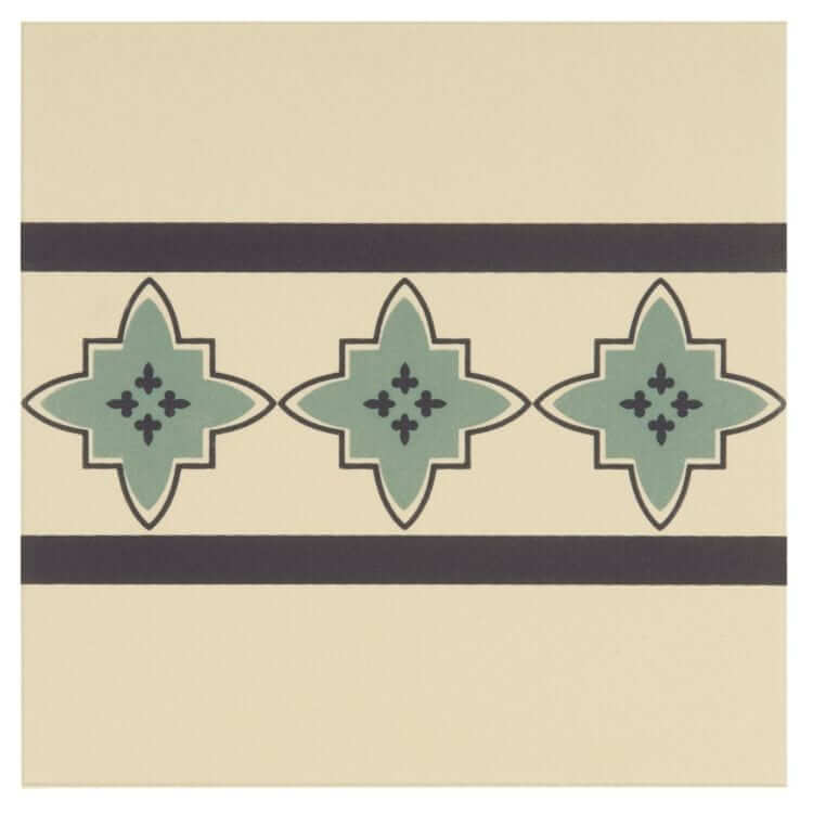 Marrakech Border Dark Blue / Dark Jade 151 x 151 x 9