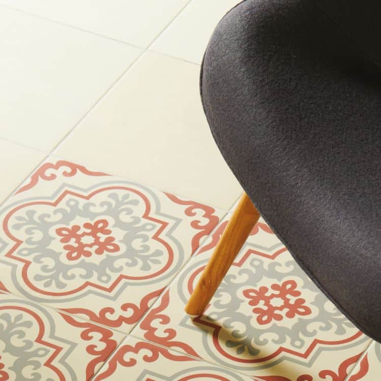 Vogue Rose / Light Grey 30x30 298 x 298 x 8